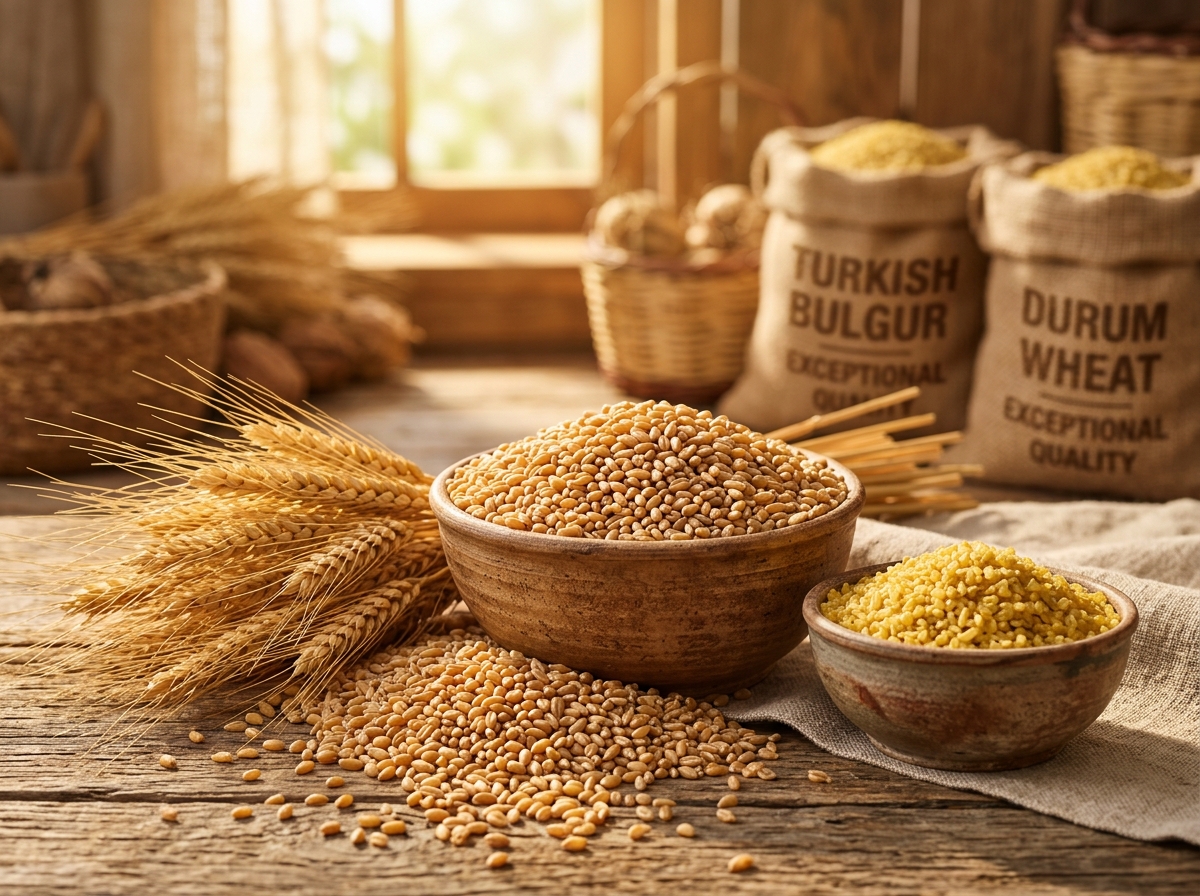 Turkish Durum Wheat & Traditional Bulgur bulk export from Türkiye - Nilasya Agro Foods