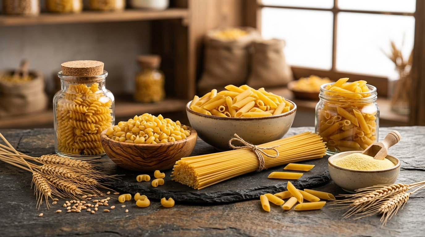 Pasta na Makaroni ya Ngano ya Durum ya Uturuki (100% Semolina) bulk export from Türkiye - Nilasya Agro Foods